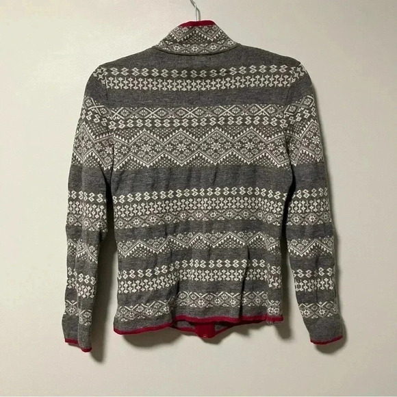 Krimson Klover 100% wool  full zip sweater - Picture 2 of 5
